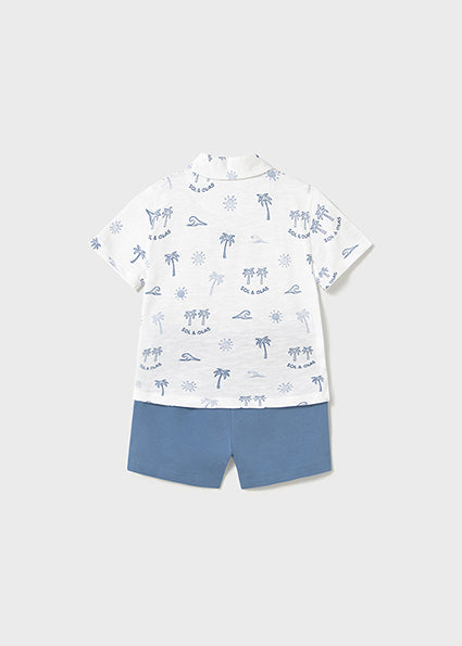 Ensemble 2 pièces Polo imprimé + short