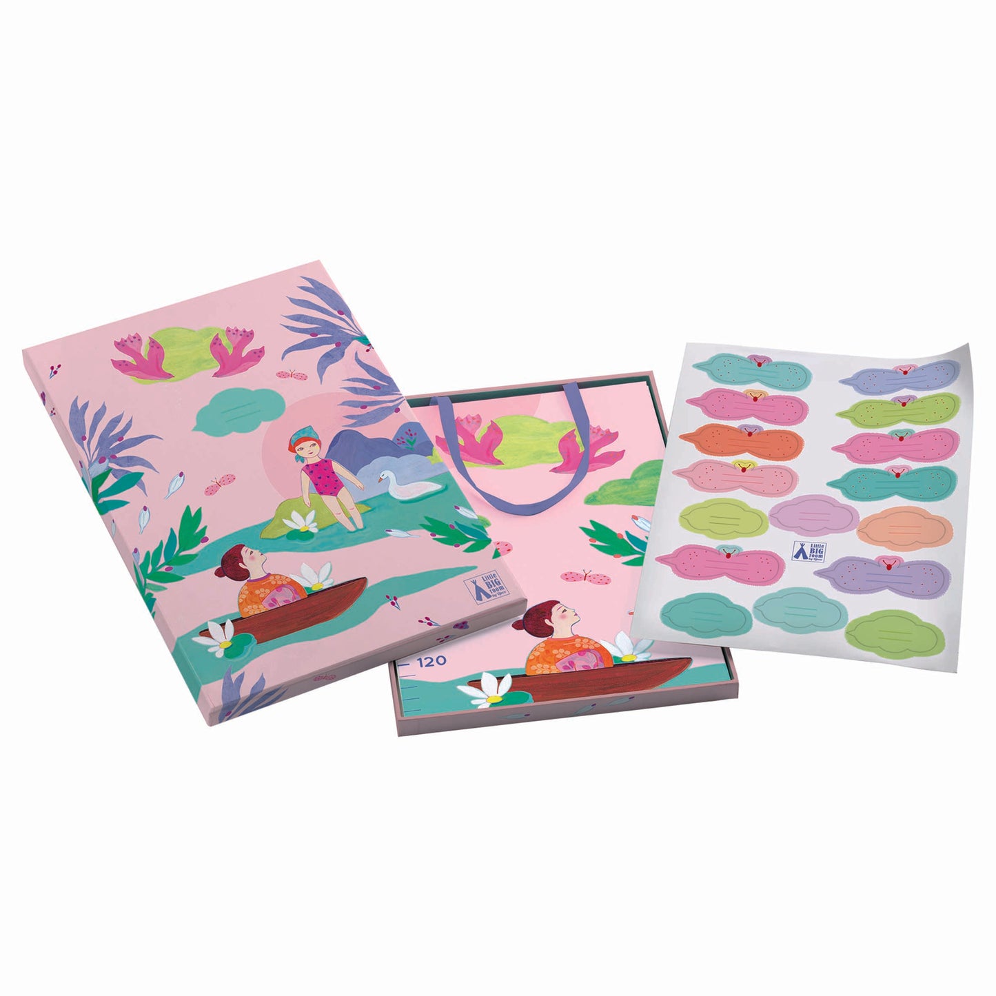 Toise motif lac