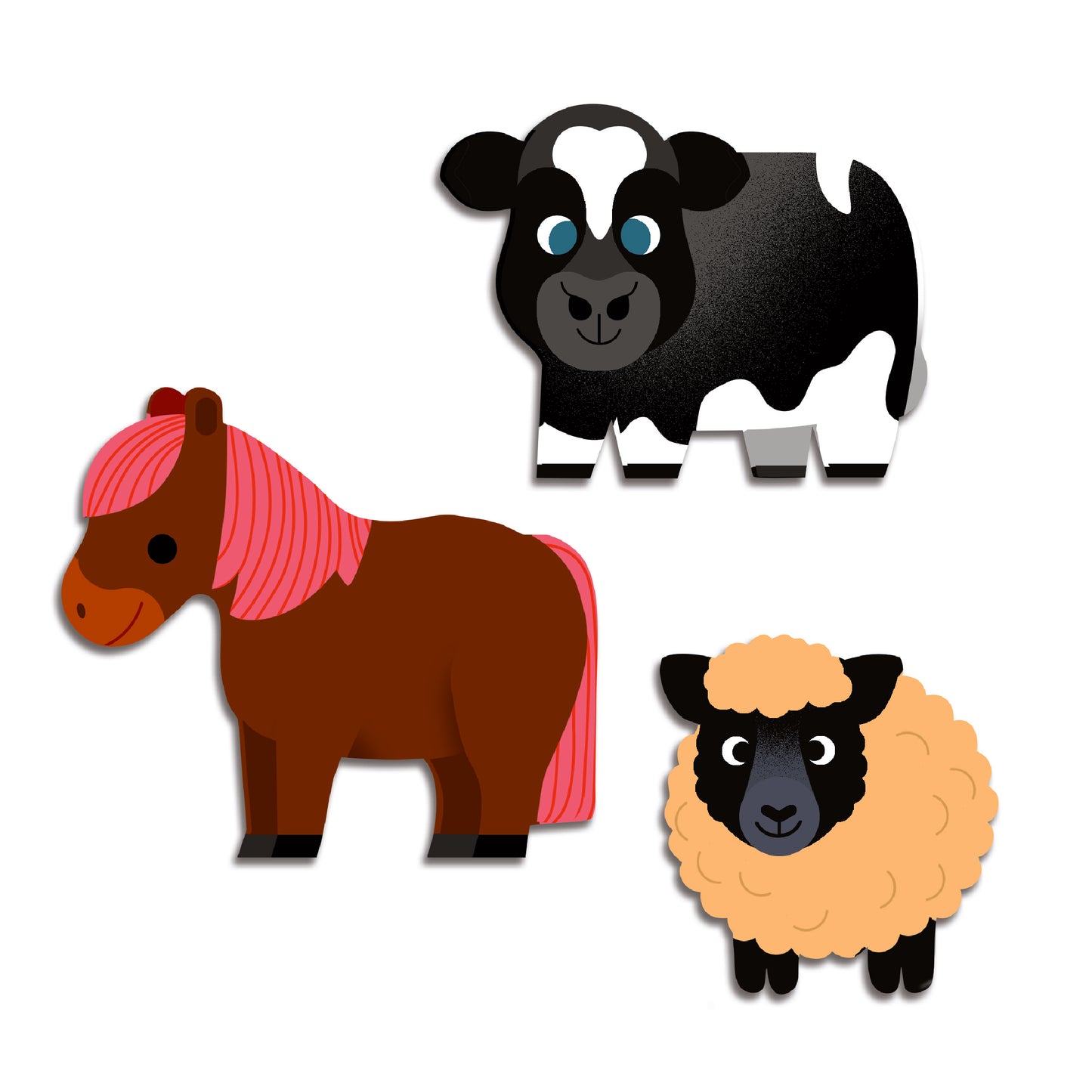 Gommettes Animaux de la ferme +18M