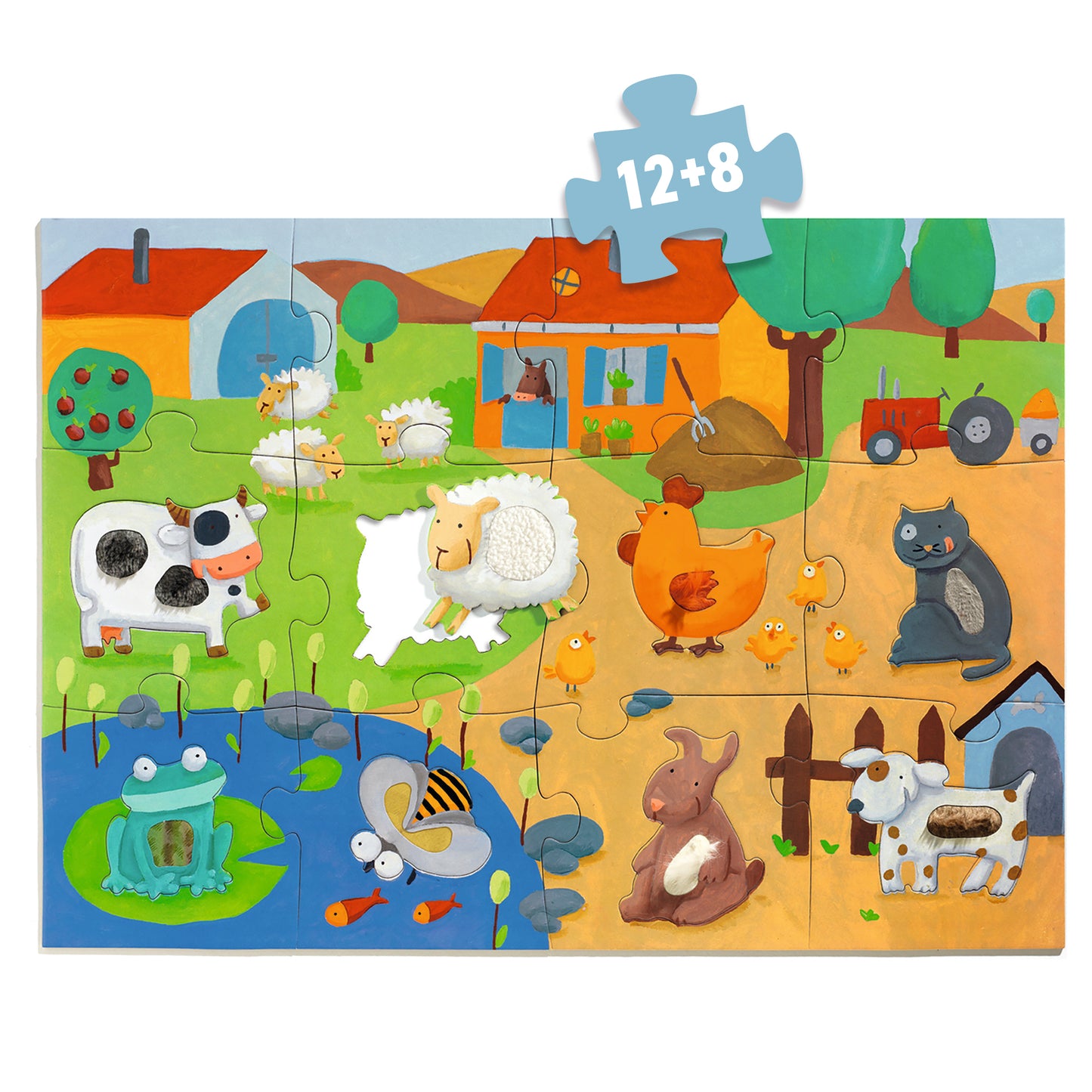 Puzzle Tactiloferme +3ans