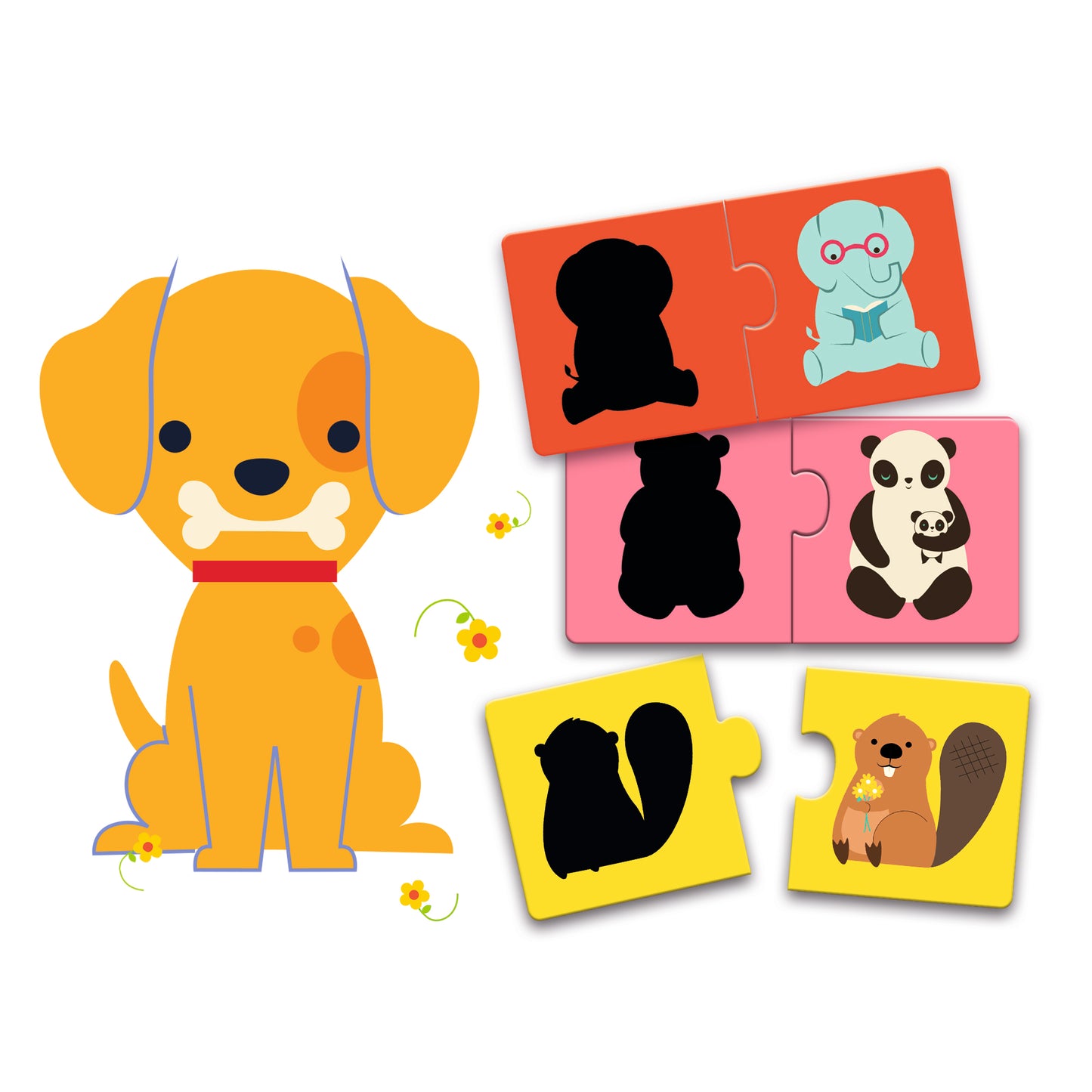 Puzzle duo Ombres +2ans