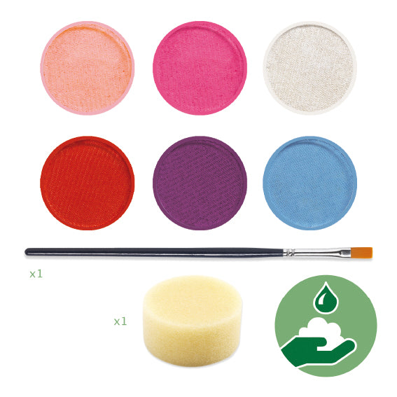 Maquillage palette 6 couleurs - Sweet +3ans