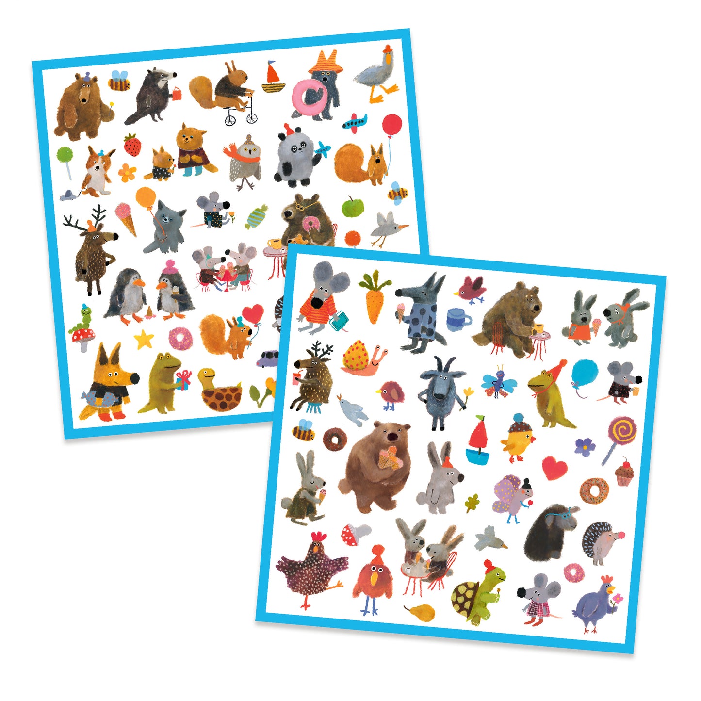 Stickers Fluffy Friends 4-7ans