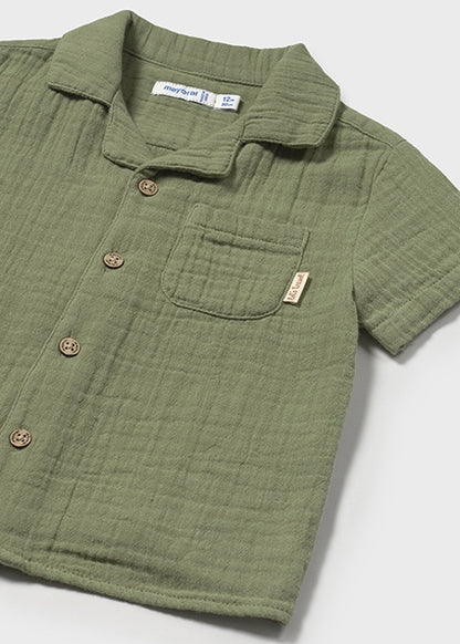 Chemise m/c Verte