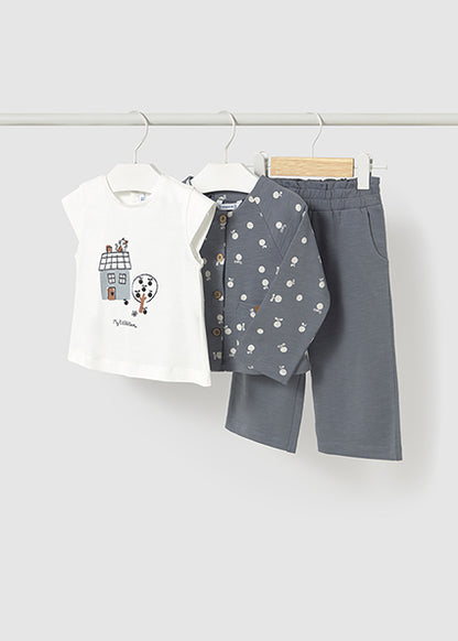 Ensemble 3 pièces Gris