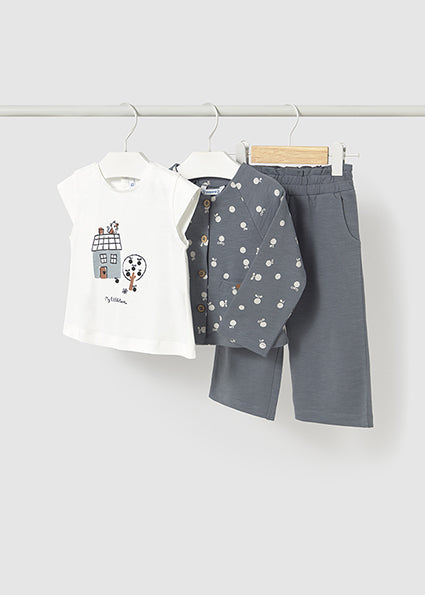 Ensemble 3 pièces Gris