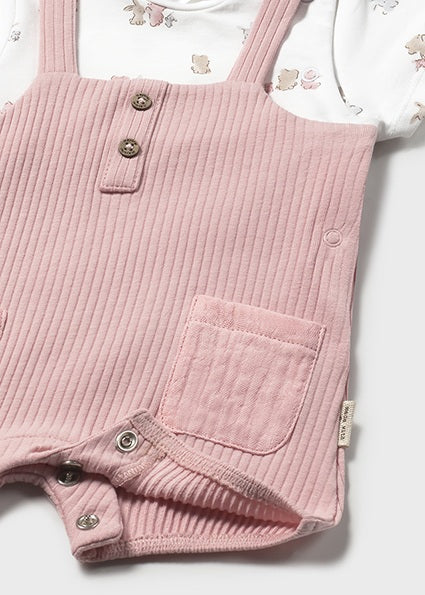 Barboteuse Rose baby 12M