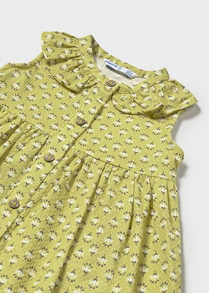 Robe imprimée Pistache