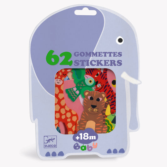 Gommettes Animaux de la savane +18M