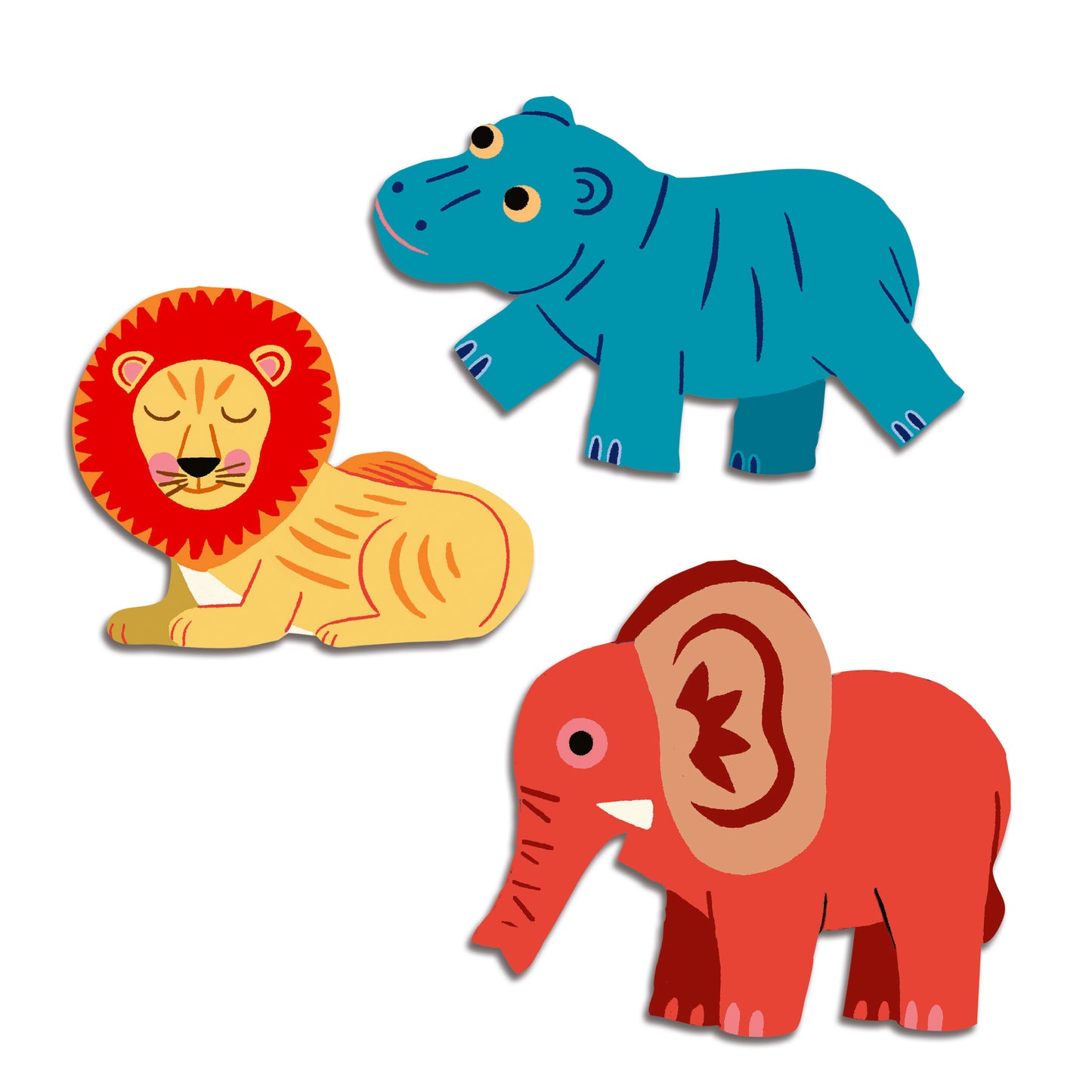 Gommettes Animaux de la savane +18M