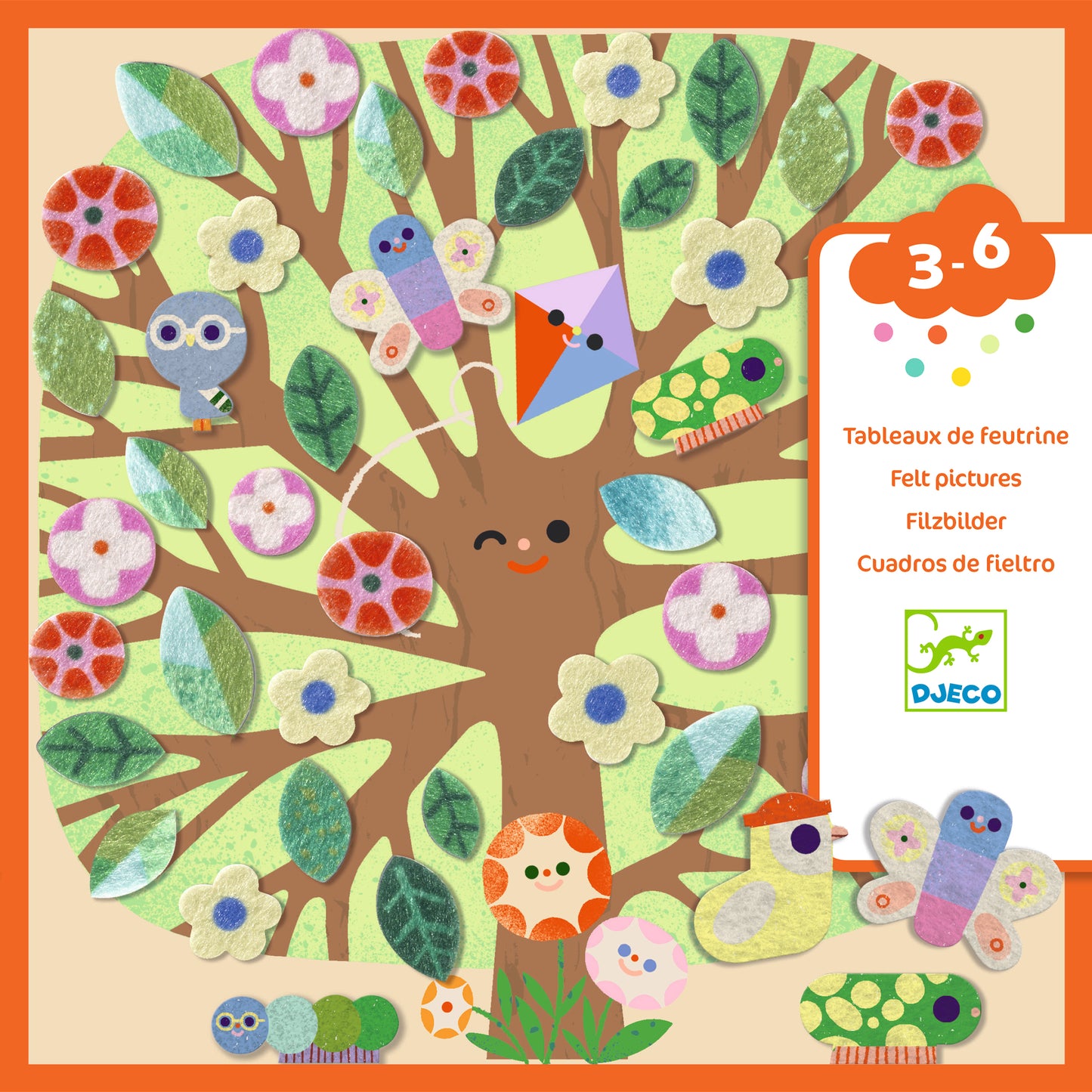 Collage la ronde des saisons 3-6 ans
