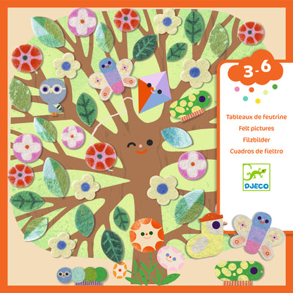 Collage la ronde des saisons 3-6 ans