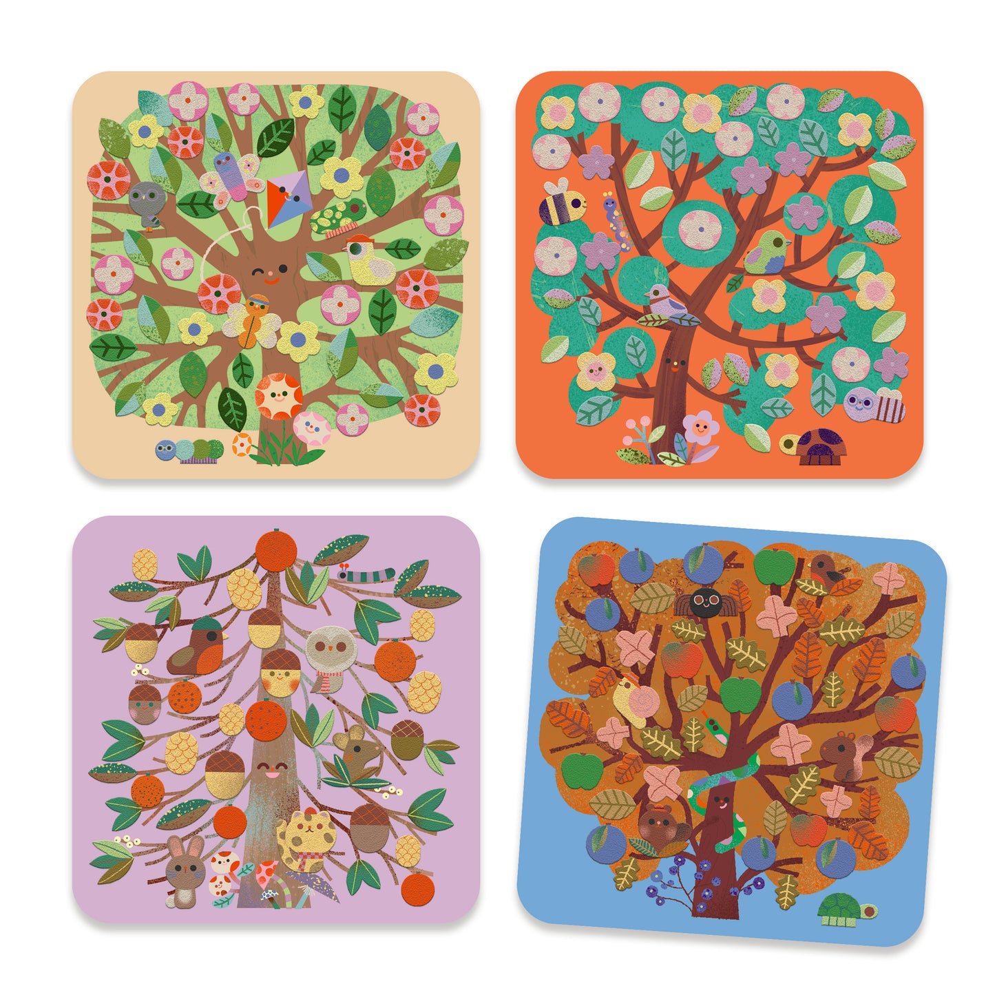 Collage la ronde des saisons 3-6 ans