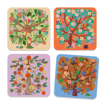 Collage la ronde des saisons 3-6 ans