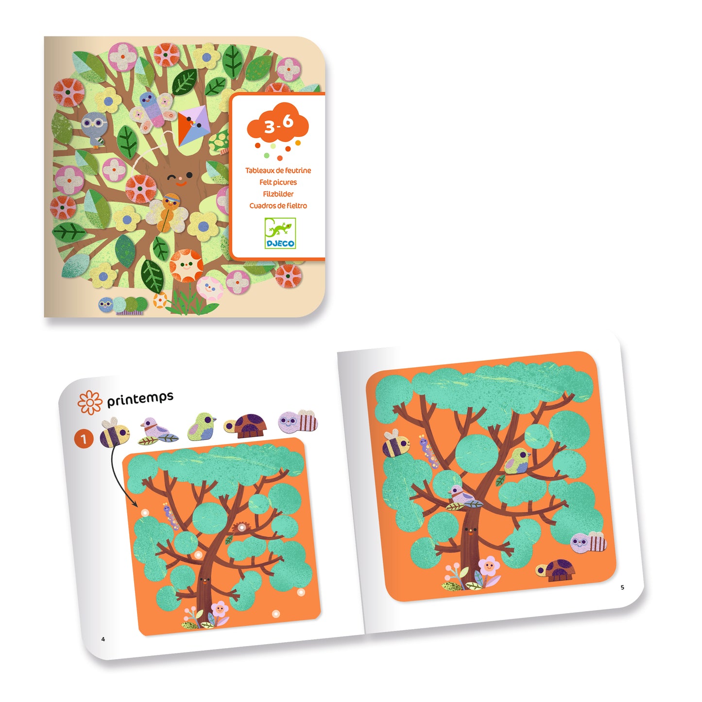 Collage la ronde des saisons 3-6 ans