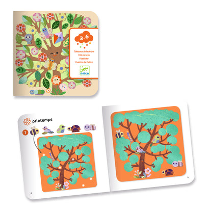 Collage la ronde des saisons 3-6 ans