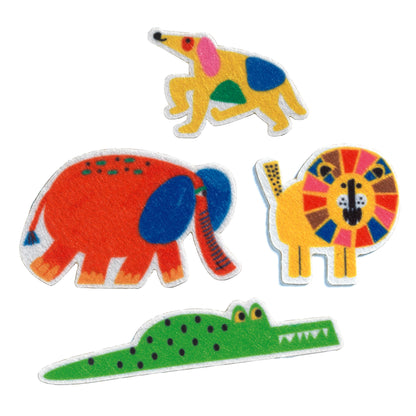 Gommettes en feutrine - Des animaux partout ! +18M