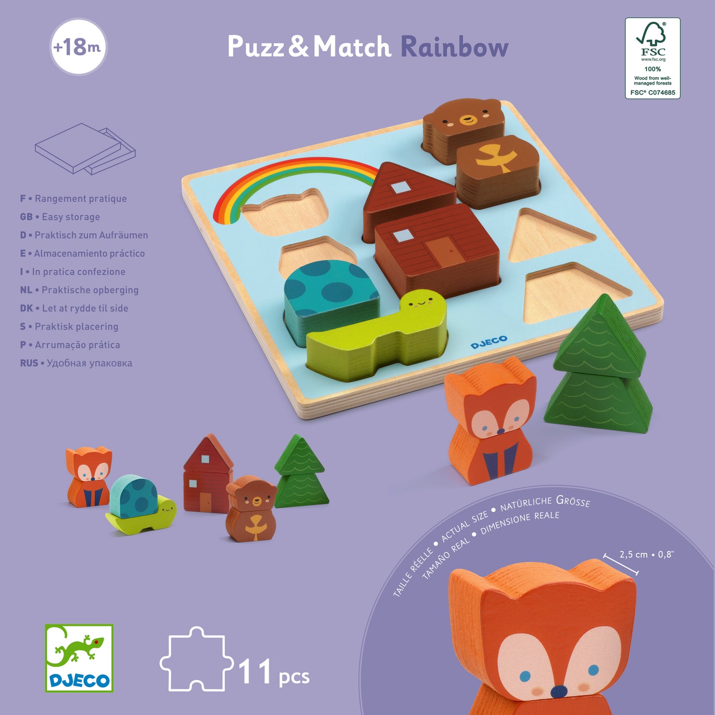 Puzz & Match Rainbow +18M