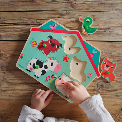 Puzzle musical Ouaf woof +12M