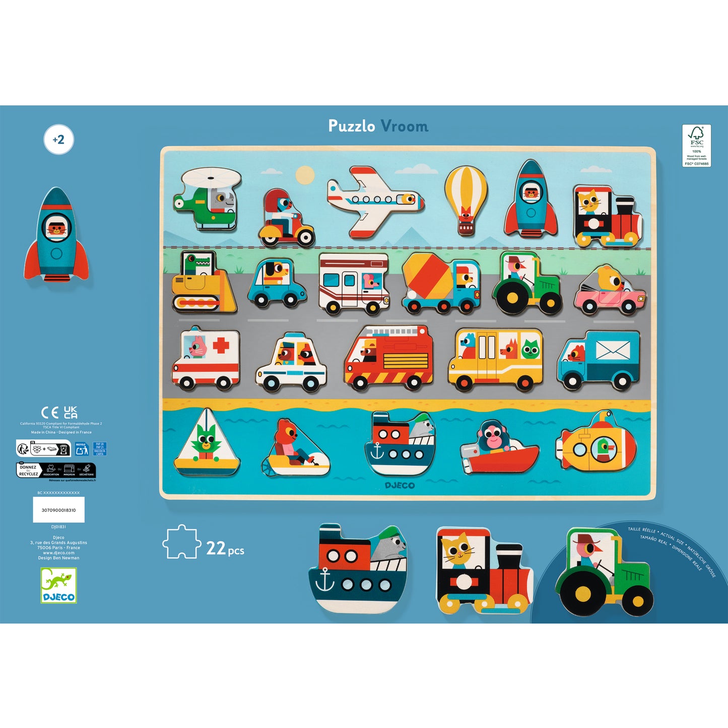 Puzzlo vroum +2ans