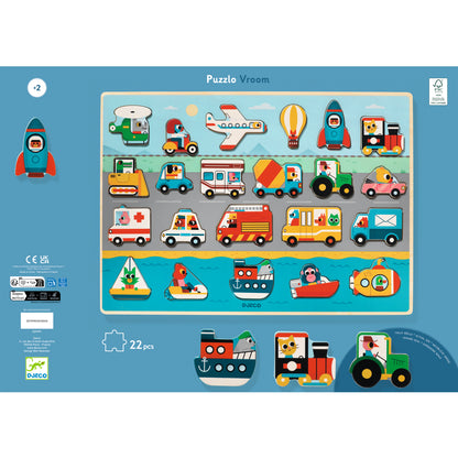 Puzzlo vroum +2ans