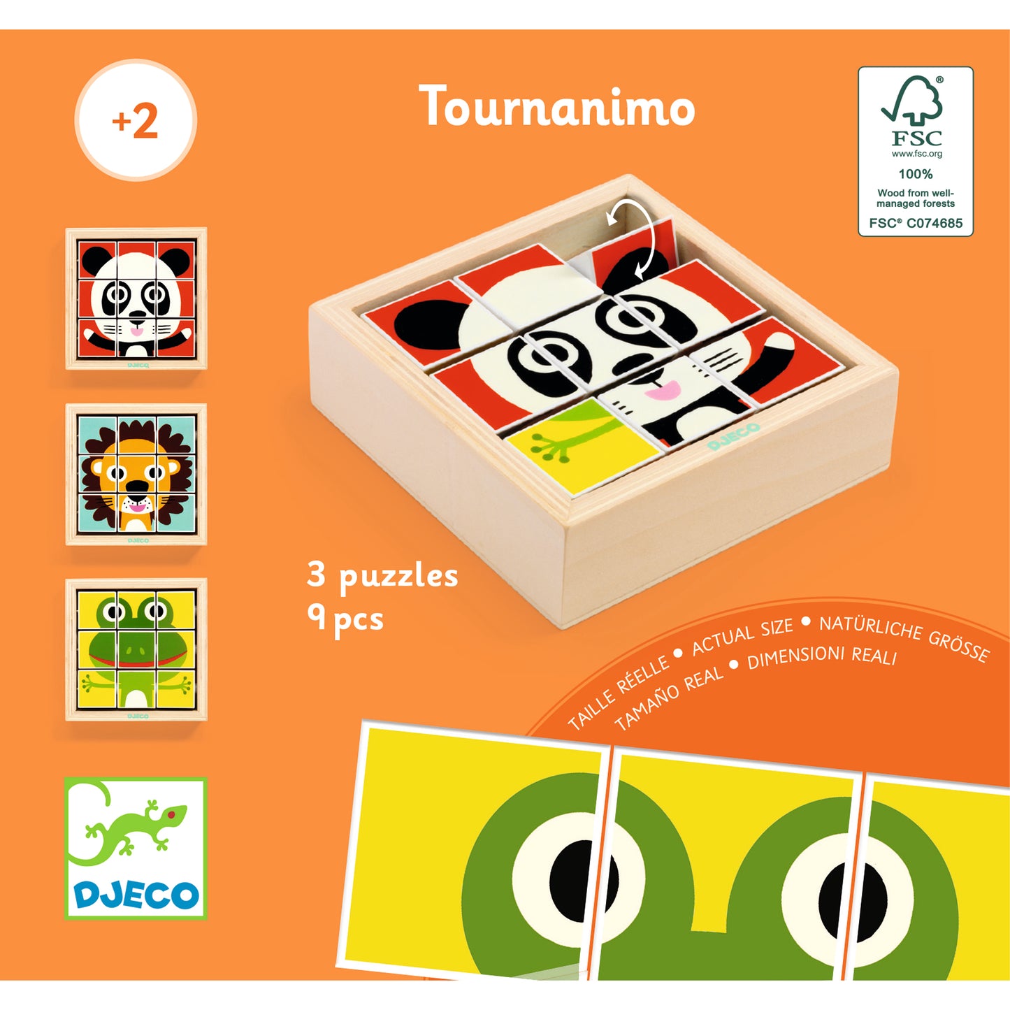 Puzzle Tournanimo +2ans