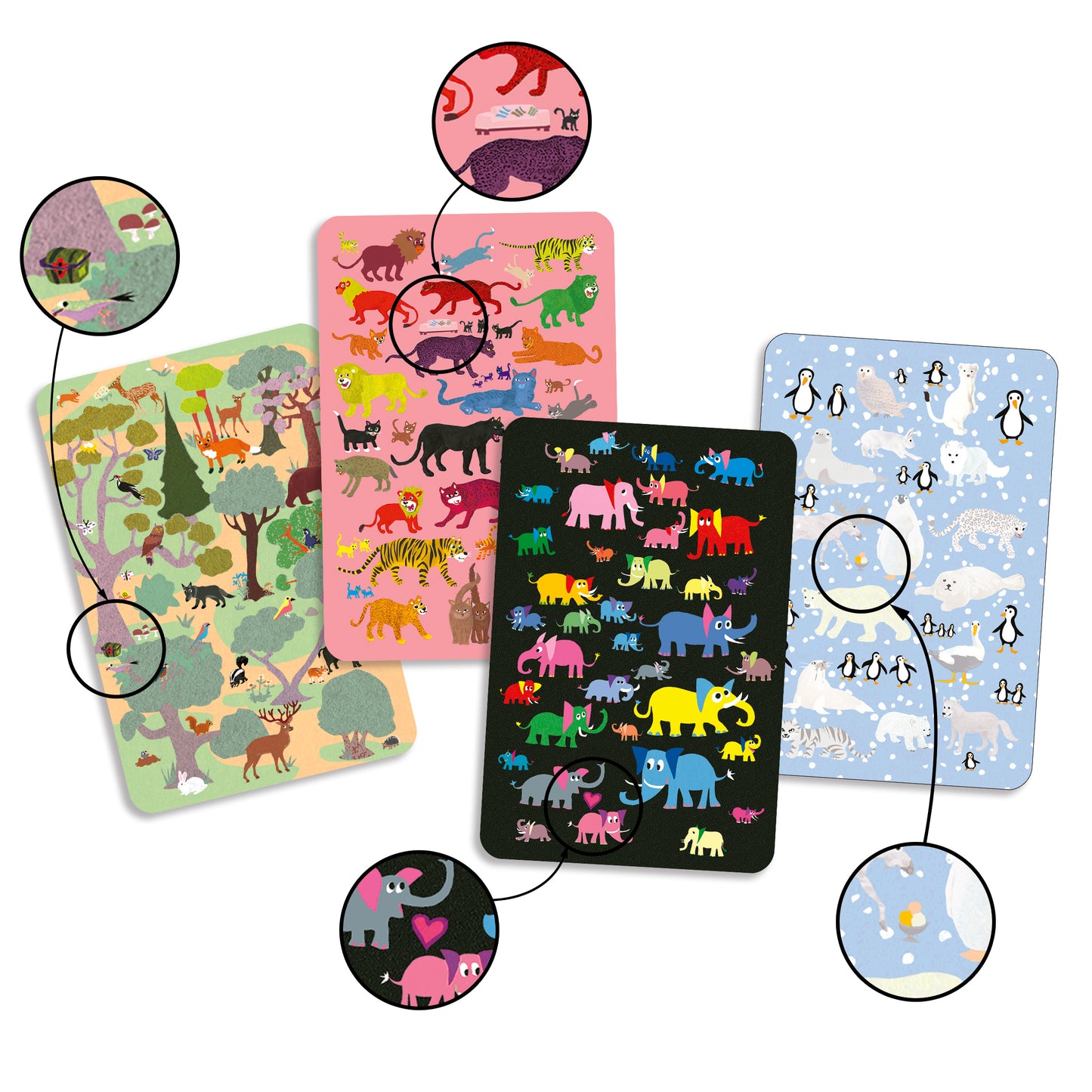 Jeu de cartes Myster animo 4-12ans