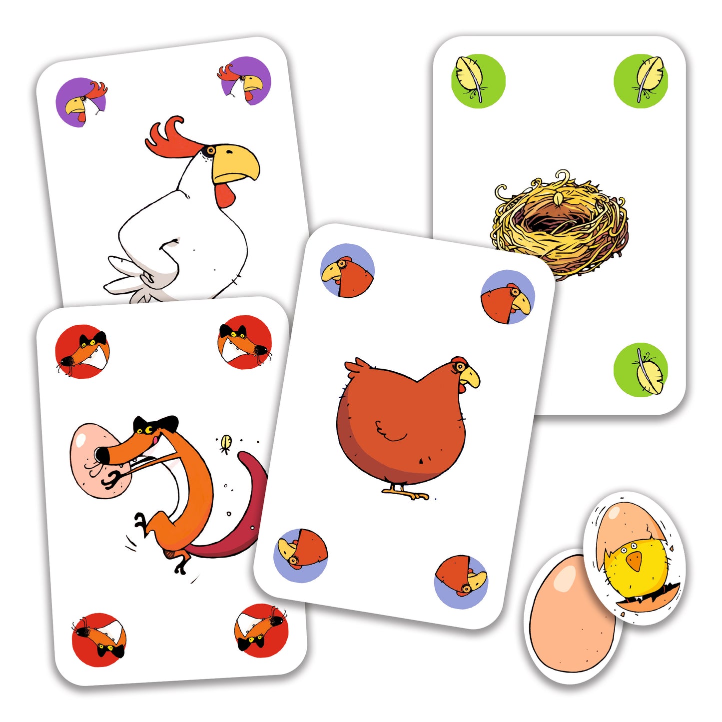 Jeu de cartes Piou Piou 5-99ans