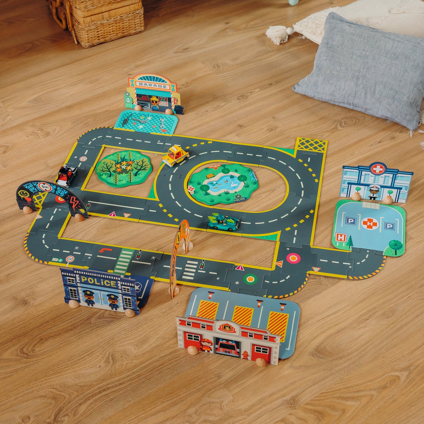 Puzzle'up géant Ville 3-9ans