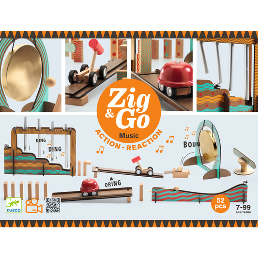 Jeu de construction Zig & Go - Music - 52 pcs - 7-99ans