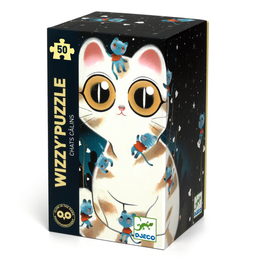 Puzzle Chats câlins phosphorescent - 50 pcs +5ans