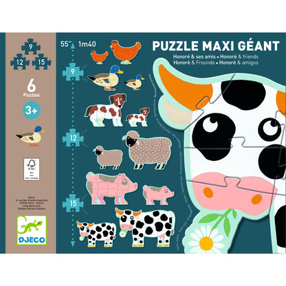 Puzzle Honoré & ses amis +3ans