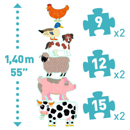 Puzzle Honoré & ses amis +3ans