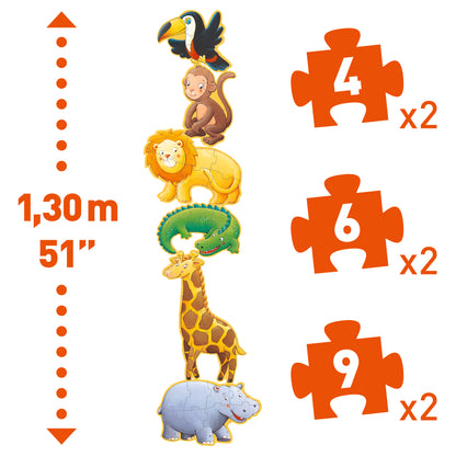 Puzzle géant Ouistiti & ses amis +2ans