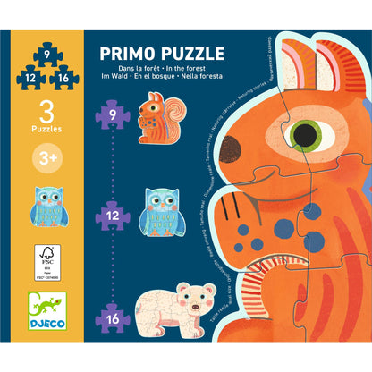 Puzzles Primo - Dans la forêt +3ans