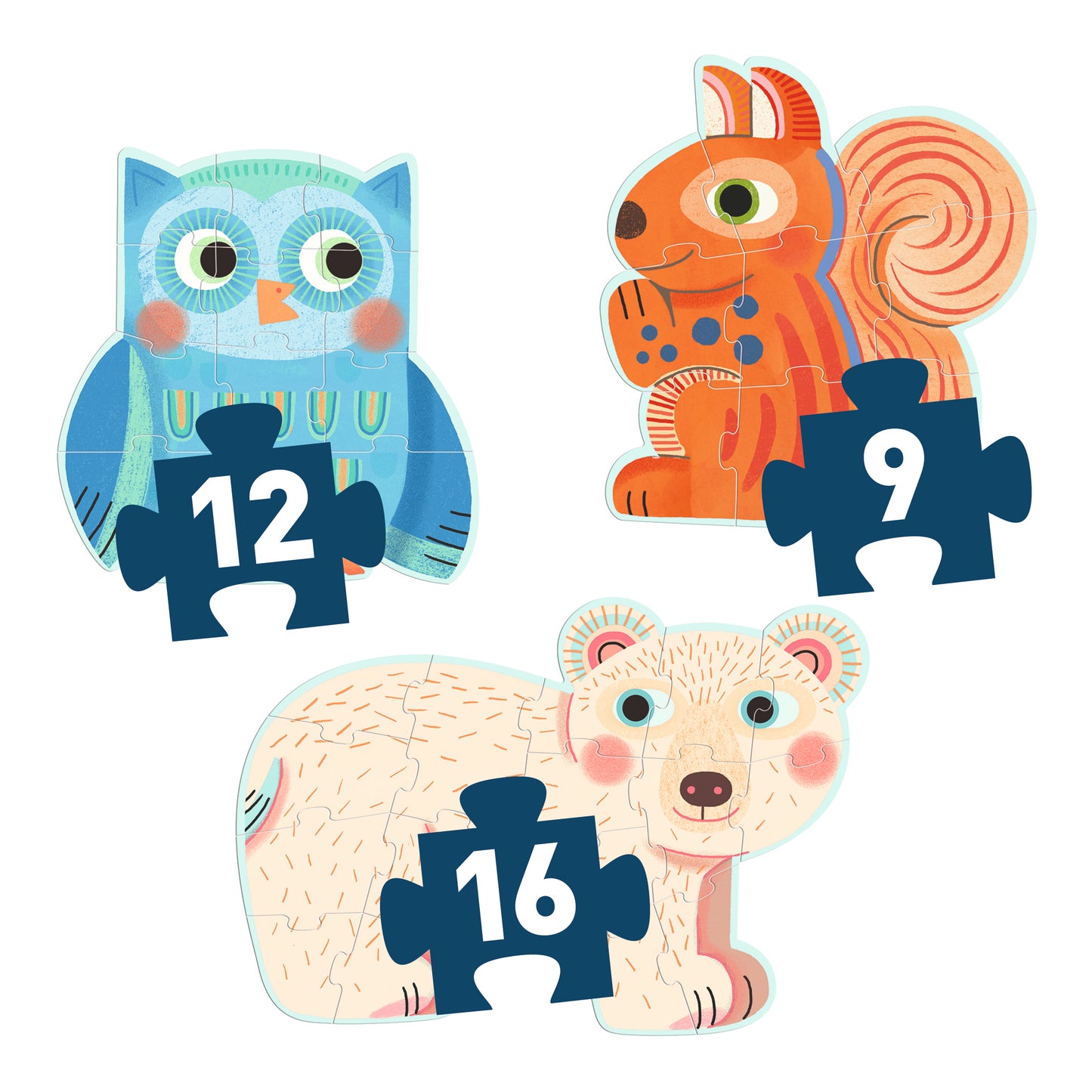 Puzzles Primo - Dans la forêt +3ans