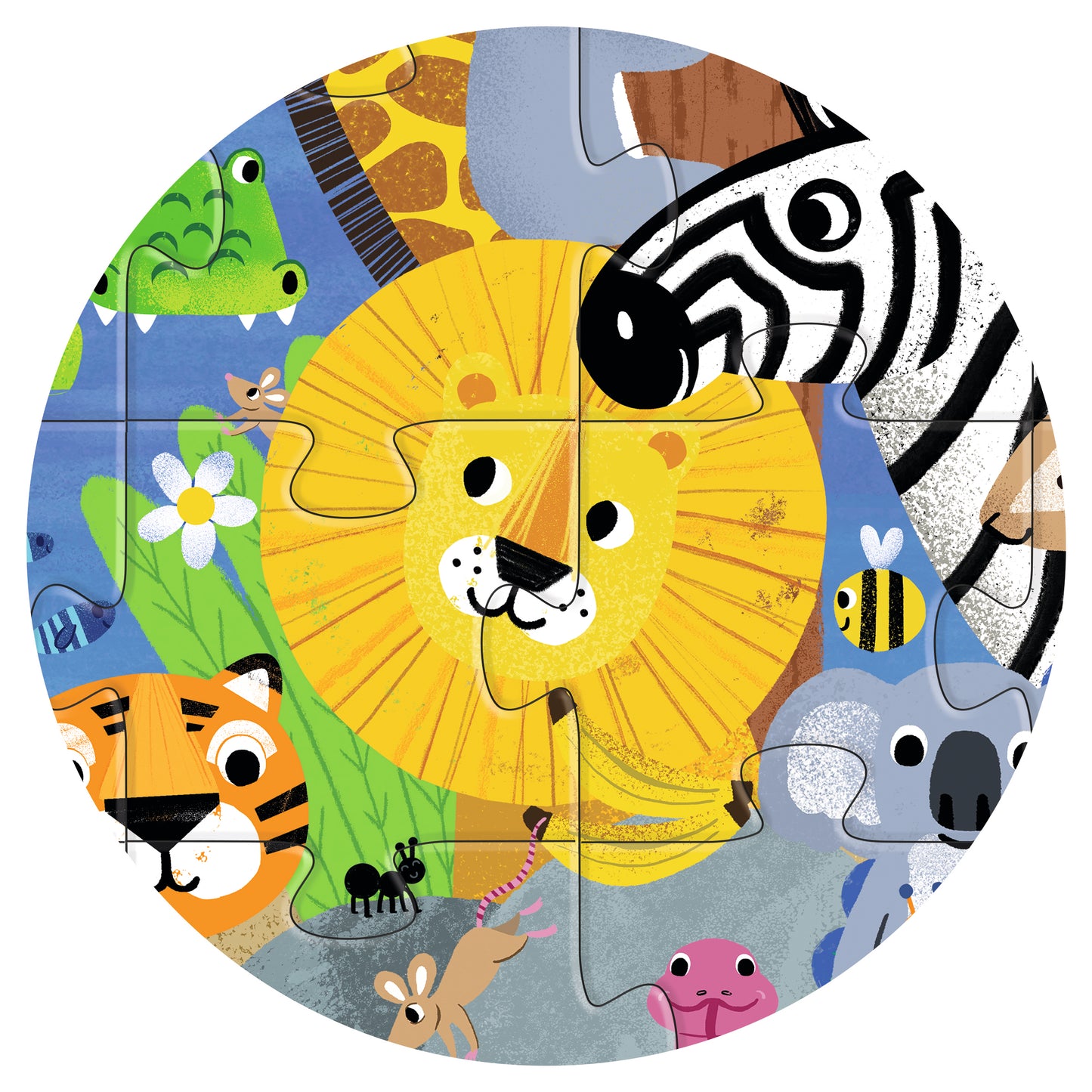 Puzzle Géant 1 à 10 Jungle +5ans