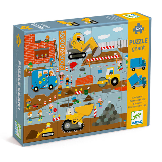 Puzzle géant Le chantier +3ans
