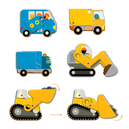 Puzzle géant Le chantier +3ans
