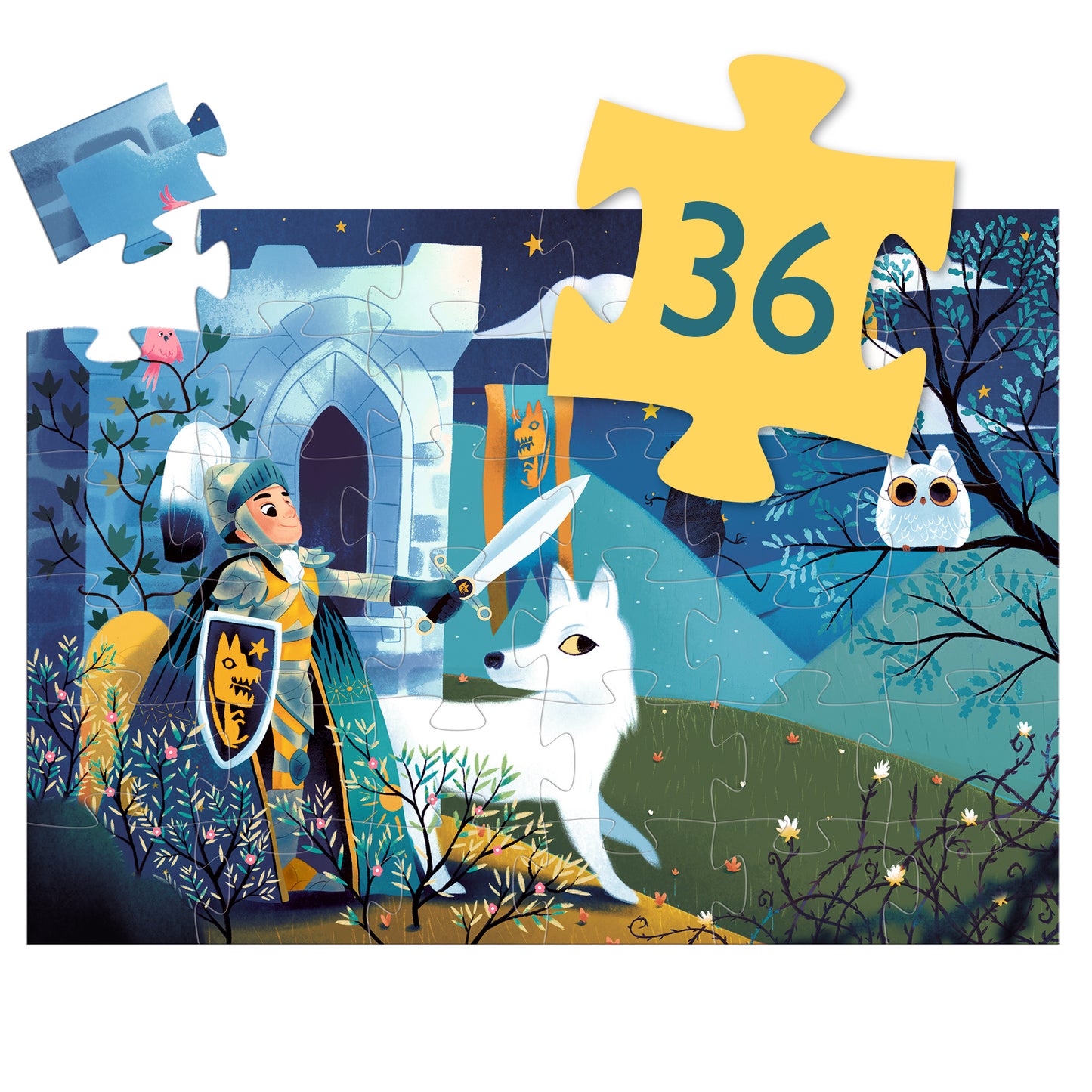 Puzzle Le chevalier de la pleine lune – 36pcs +3ans