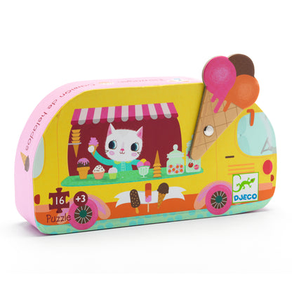Puzzle Le glacier - 16 pcs +3ans