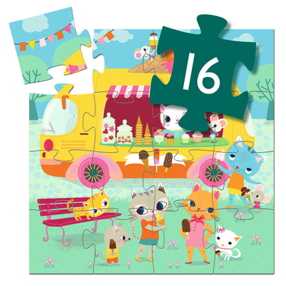 Puzzle Le glacier - 16 pcs +3ans