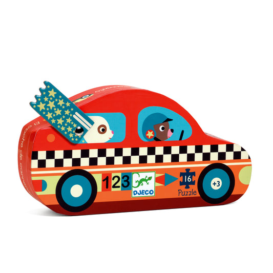 Puzzle Le bolide - 16 pcs +3ans