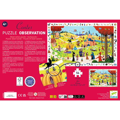 Puzzle Contes - 54 pcs +4ans