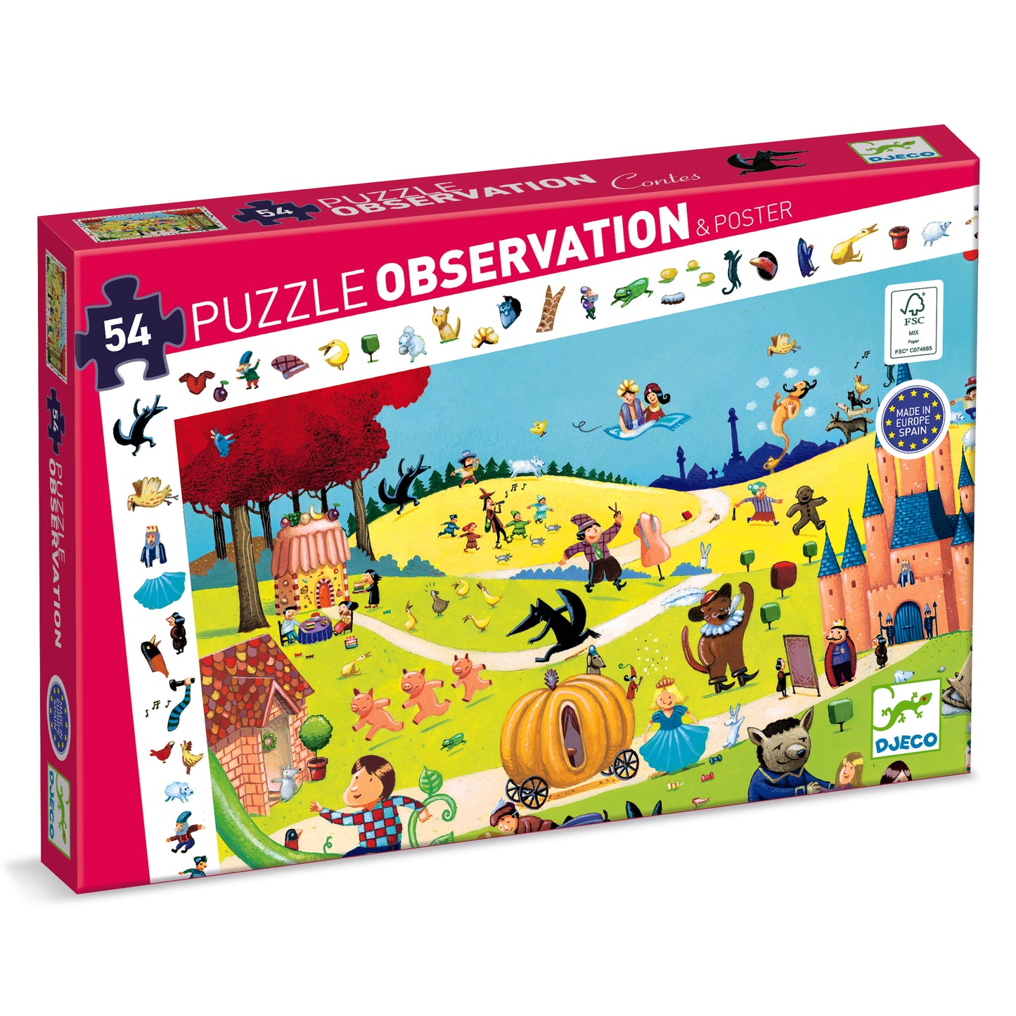 Puzzle Contes - 54 pcs +4ans