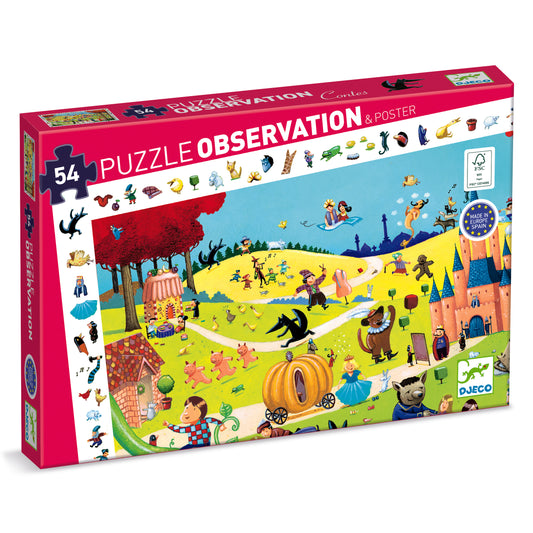 Puzzle Contes - 54 pcs +4ans