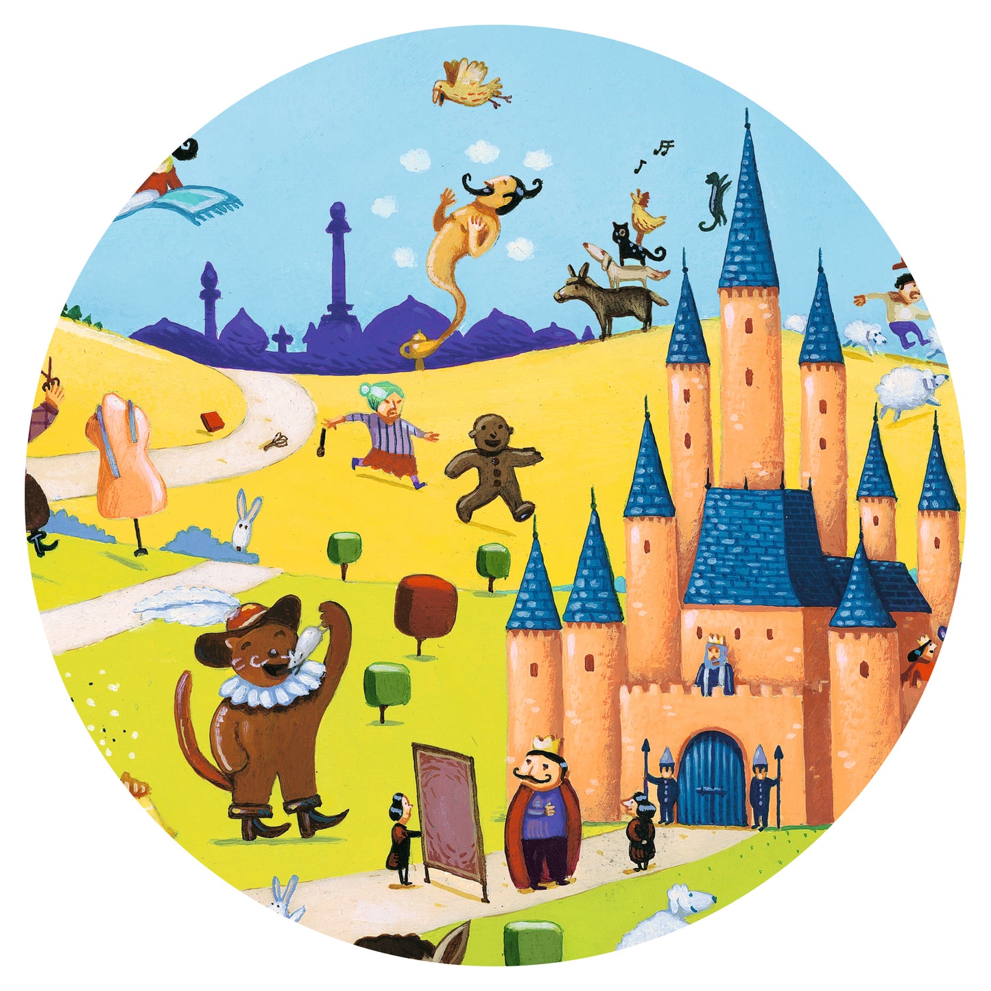 Puzzle Contes - 54 pcs +4ans