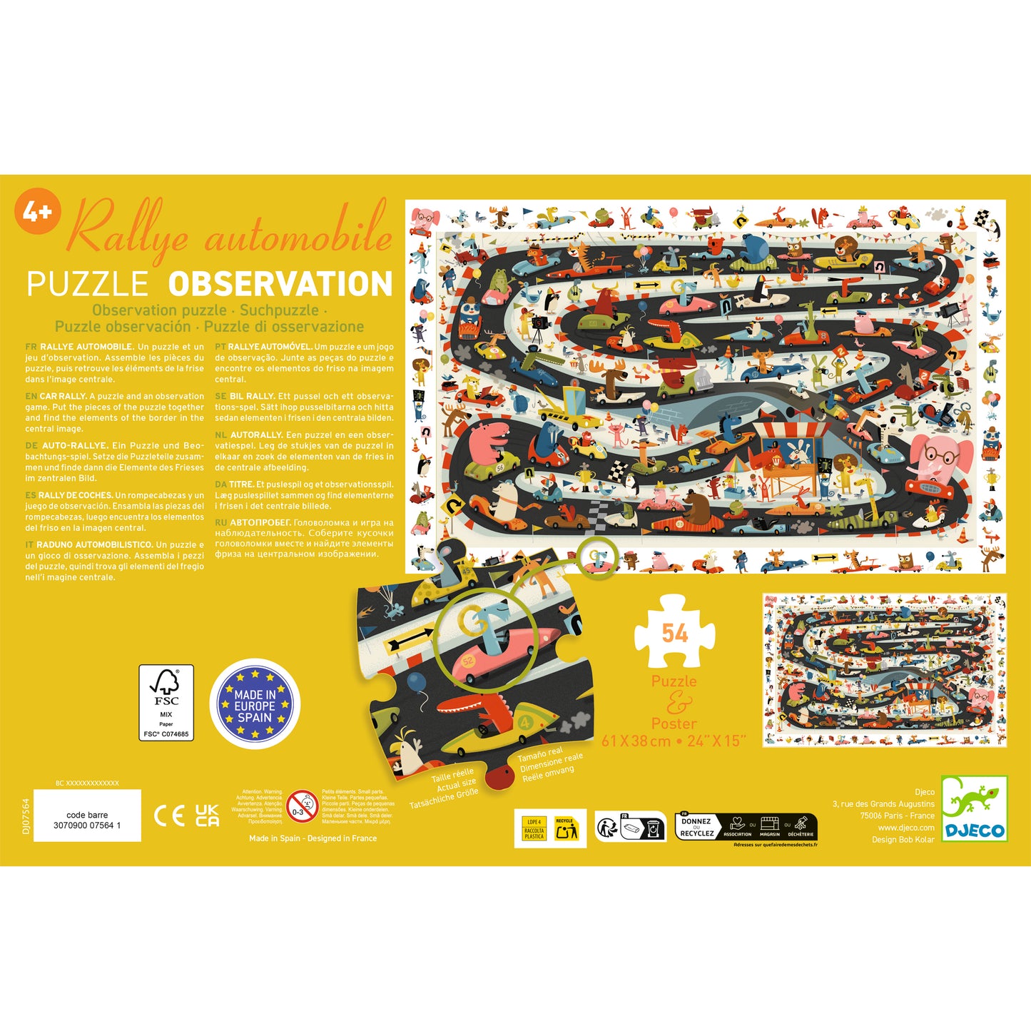 Puzzle Observation Rallye +4ans