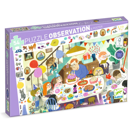 La fête d'anniversaire - 54pcs +4ans