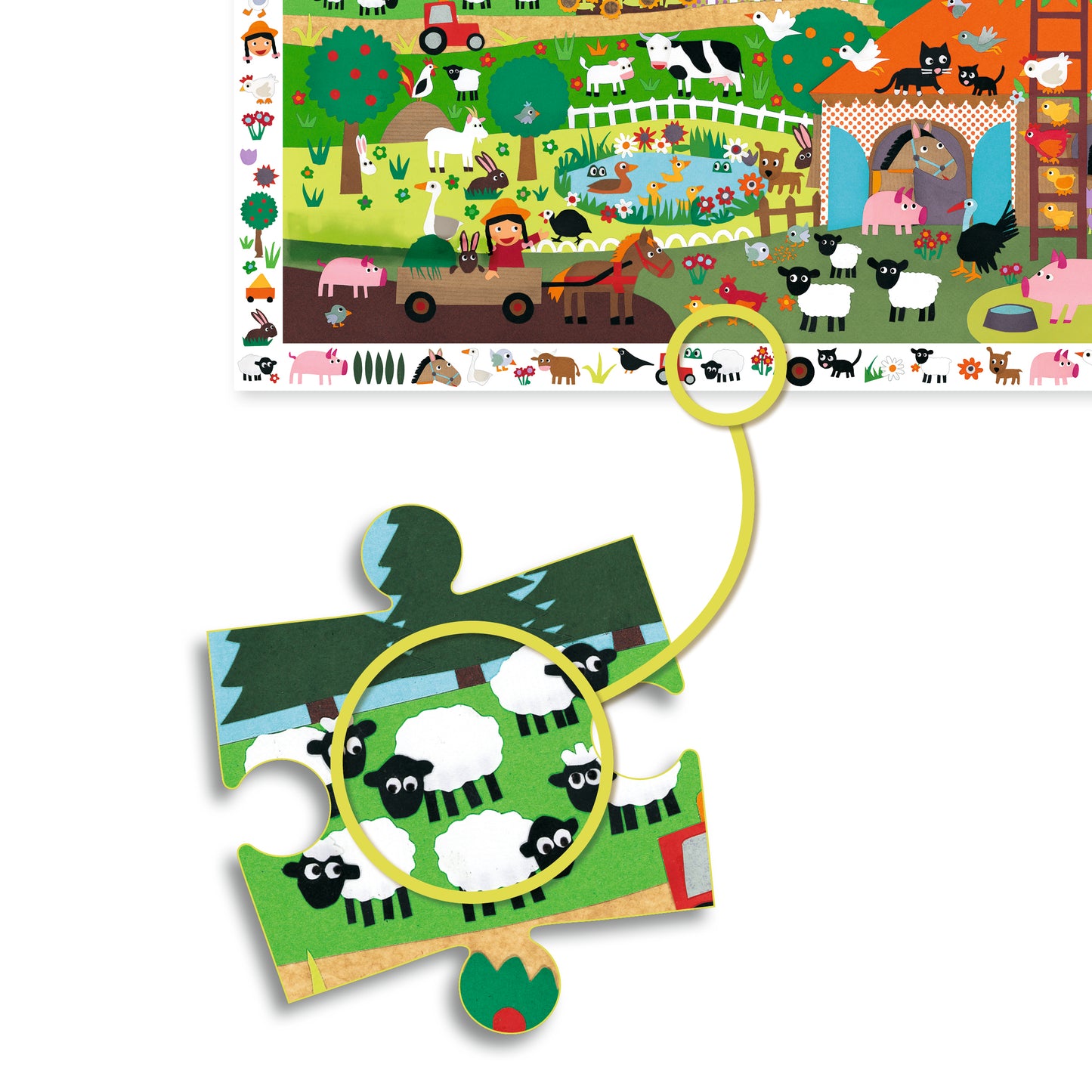 Puzzle La ferme - 35 pcs +3ans
